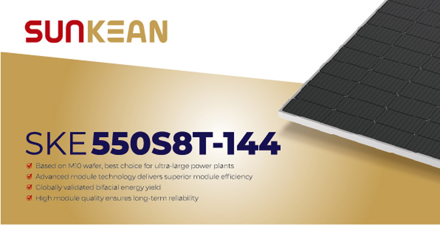 550W bifacial Solar panel