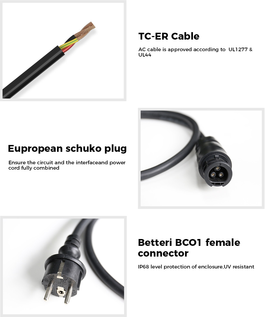 UL1277 TC-ER AC cable assembly