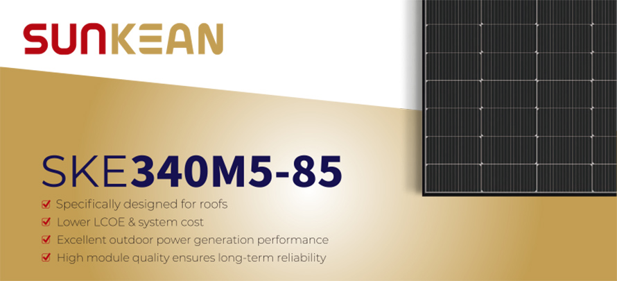 340W TOPCON cells Solar panel