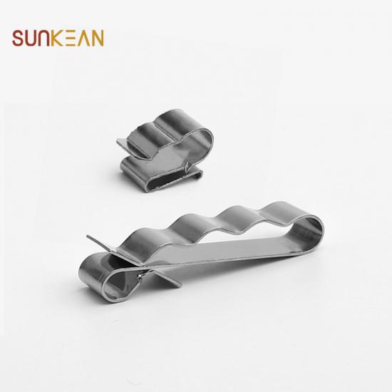 5Pcs Solar Mounting Components Stainless Steel Cable Clamp Clip Fit for 2 Cable 