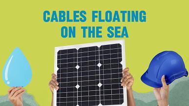 SUNKEAN's Cables Floating On The Sea