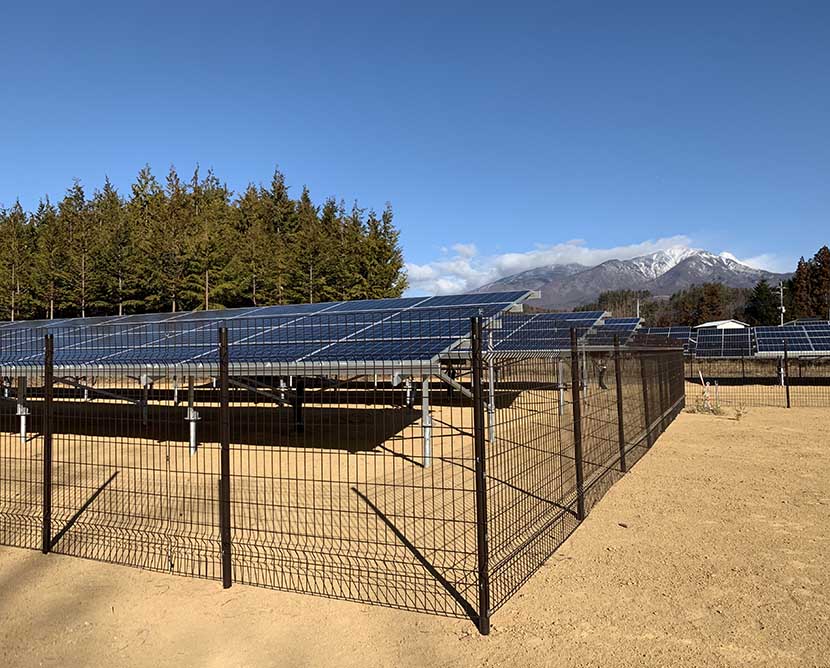 49.5 kw Yamanashi-ken solar power station in Japan 2019