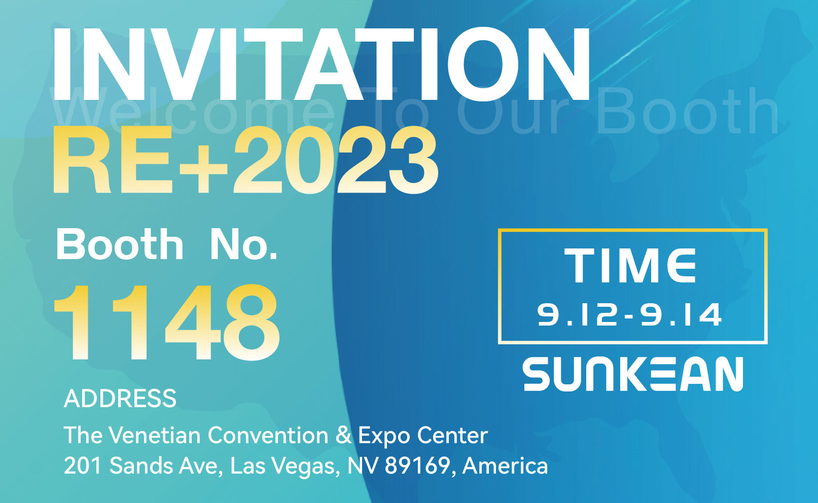 Meet in Las Vegas and embark on a new journey of exploring clean energy with SUNKEAN